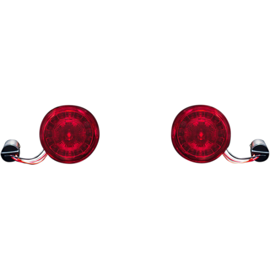 ProBEAM® Rote LED Blinker mit roten Gläsern TURNSIGNAL PRO RINGZ RED