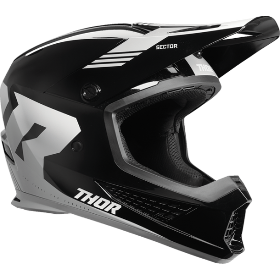 Sector 2 Carve Helm HLMT SCTR 2 CARV BK/WH XS