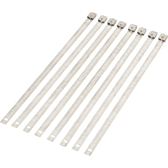 Leiterförmiger Kabelbinder CABLE TIE SILVER 8" 8PK Leiterförmiger Kabelbinder CABLE TIE SILVER 8" 8PK