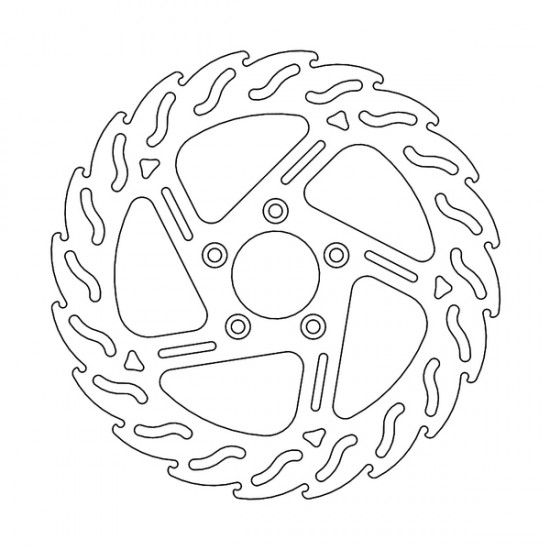 Flame Series starre Bremsscheibe BRAKE DISC FIX FLAME FRONT L