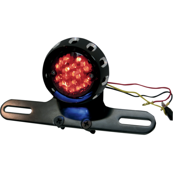 Custom Bobber LED-Rücklicht und Kennzeichenhalter TAILLIGHT LP BLK BOB