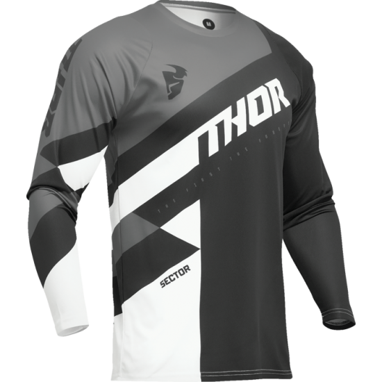 Youth Sector Checker Jersey JERSEY YTH SECTOR CHKR B/G MD