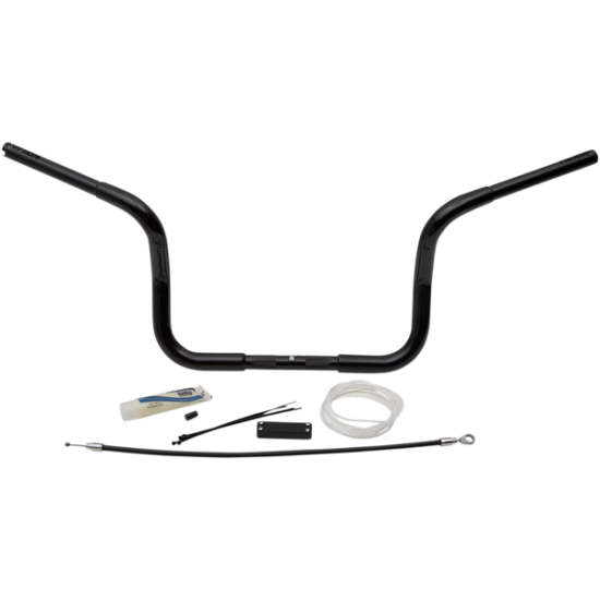 Kit mit 1-1/4" EZ Install Lenker mit runden oberen Biegungen HANDLEBAR 10 BL RT8-13FL