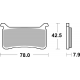 DC Racing Dual Carbon Bremsbeläge BRAKE PAD SINT FR