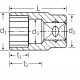 Stecknuss SOCKET 3/8" 13/16"