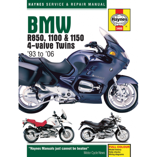 Motorcycle Repair Manual MANUAL BMW 4 VALVE TWIN