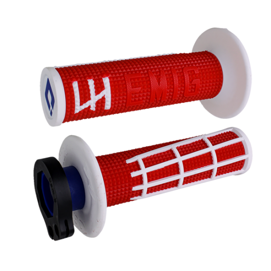 Emig 2.0 Lock-On Grips EMIG GRIP 2.0 RED/WHT