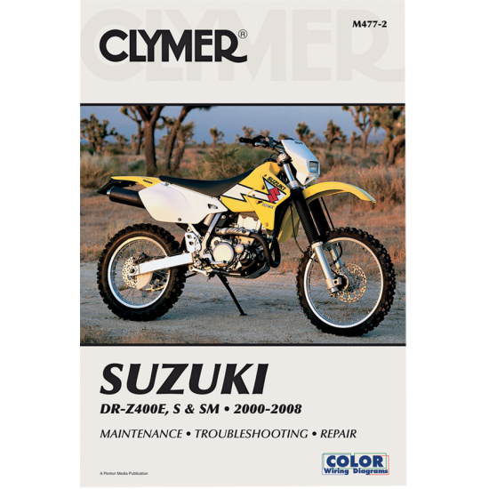 Motorcycle Repair Manual MANUAL SU DR-Z400 2000-12