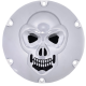 Chrome 3-D Skull Derby Cover CVR DRBY SKL CHR 04-22XL