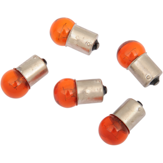 Small Globe Bulb 10W AMBER BULBS 5-PK