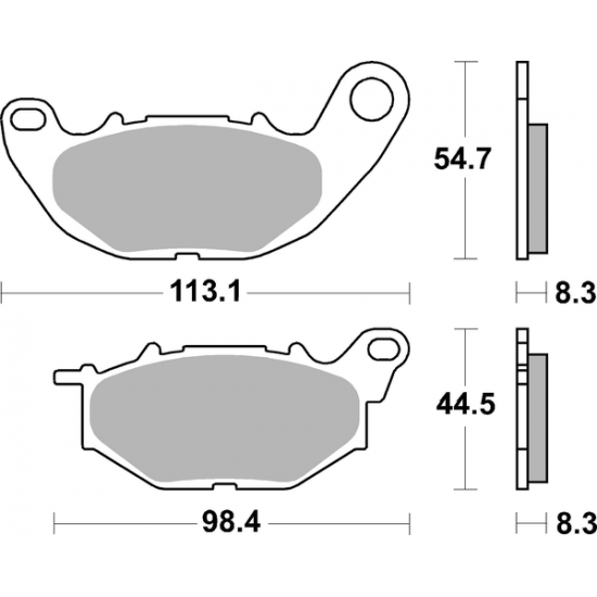 DC Racing Dual Carbon Bremsbeläge BRAKE PAD SINT RACE