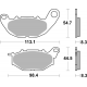 DC Racing Dual Carbon Bremsbeläge BRAKE PAD SINT RACE