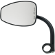 Utility Mirror MIRROR T-DROP W/MNT 1" BK