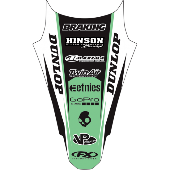 Rear Fender Kit GRAPHIC R-FNDR KX250/450F