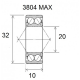 Max Lager BEARING MAX 20X32X10MM