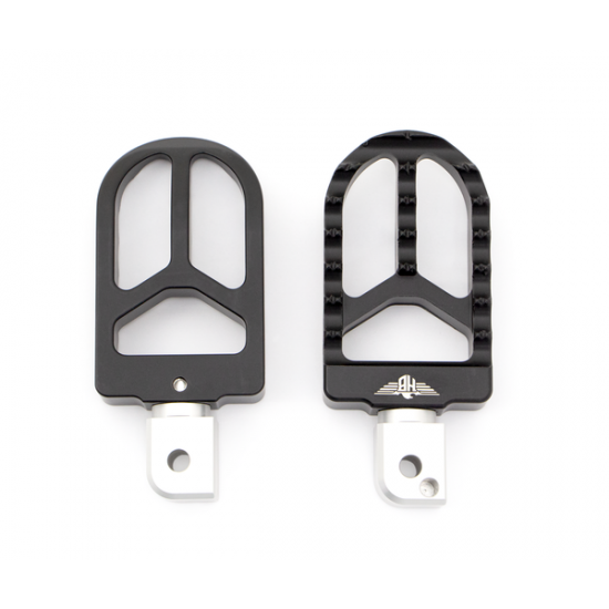 Foot Pegs for Harley FOOTPEGS MX V2 PASSANGER M8 SOFTAIL BLACK