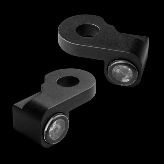 NANO Series Handlebar Turn Signals NANO VROD NR 02-17 BLK