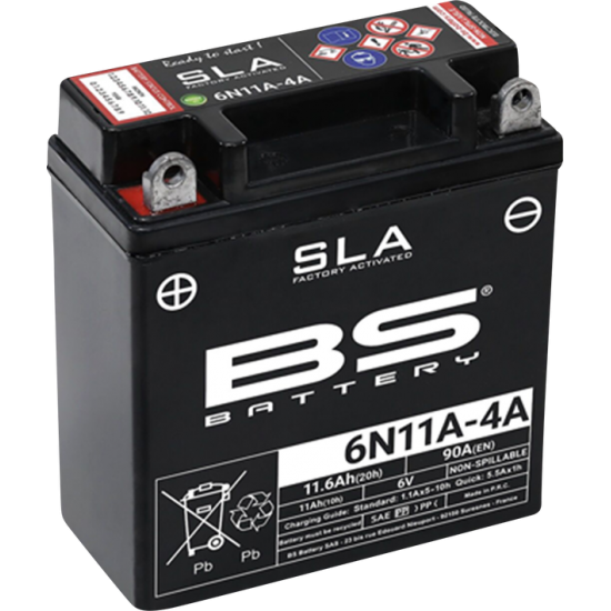 SLA Factory-Activated AGM Maintenance-Free Batteries BATTERY BS 6N11A-4A