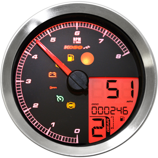 HD-04 Tachometer/Drehzahlmesser TACH MULTI METR HD-04 BK