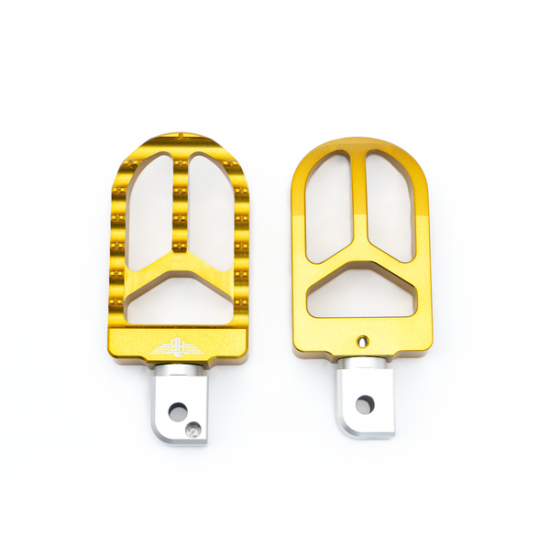 Foot Pegs for Harley FOOTPEGS MX V2 PASSANGER M8 SOFTAIL GOLD