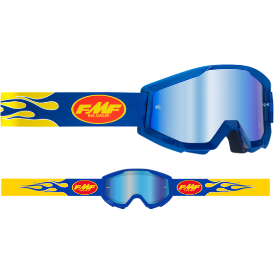 PowerCore Flame Motorradbrille GOGGLE FLAME NV MIR BL