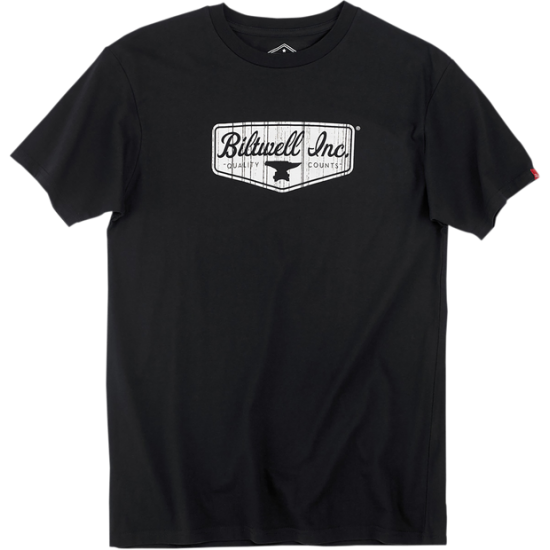 Shield T-Shirt TEE BW SHIELD BLK XLG