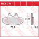 All Round Ceramic Brake Pads BRAKE PAD TRW MCB774