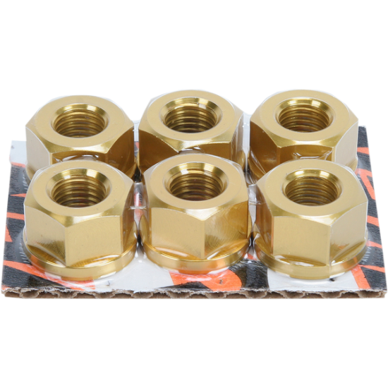 Sprocket Nuts SPRKT NUT ALUM 10MM GLD