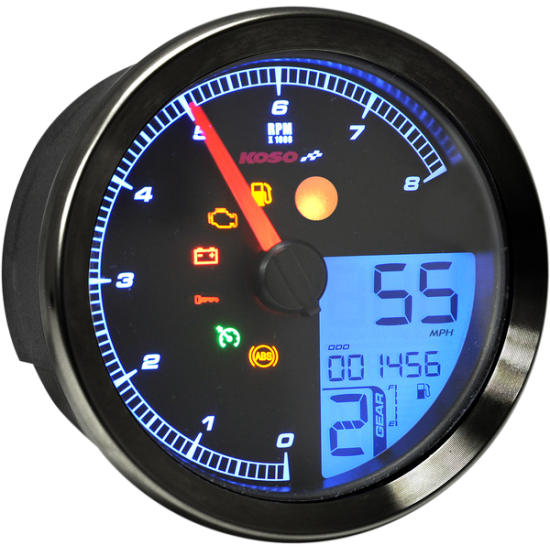 HD-04 Tachometer/Drehzahlmesser TACH MULTI METR HD-04 BK