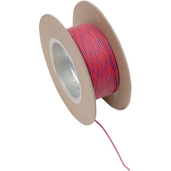 OEM farbige Drahtspule WIRE 18G 100' RED/BLUE