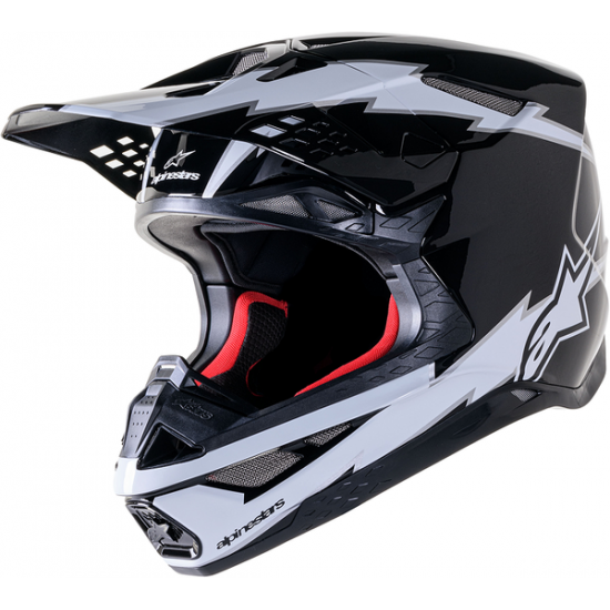 Supertech M10 Ampress Helmet HELMET SM10 AMP BLK/WT M