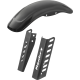 Front Fender Street with Fork Guards FRT FENDER STREET BLACK