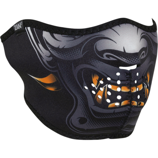 Neoprene Half Mask HALF MASK HORNED DEMON Neoprene Half Mask HALF MASK HORNED DEMON