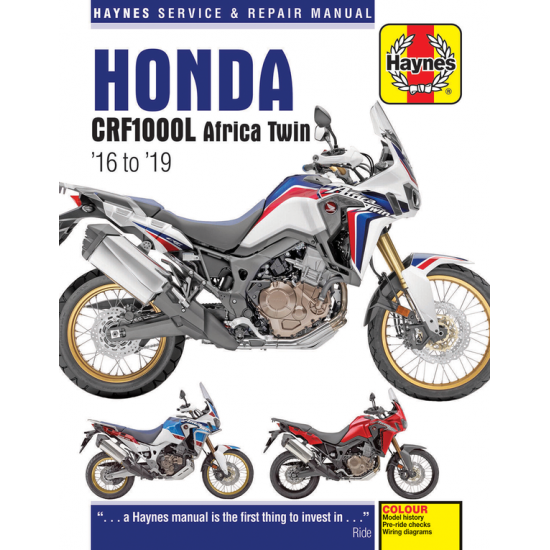 Motorcycle Repair Manual HONDA CRF1000 AFRICA TWI