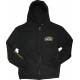 Pit Bike T-Shirt ZIP HOODY RACER BLK SM