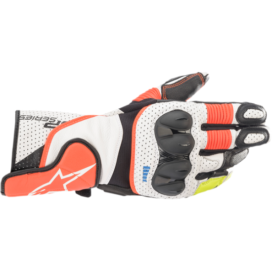 SP-2 v3 Leather Gloves GLOVE SP-2 V3 WHT/RD S