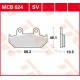 Sv Sintermetall-Bremsbeläge BRAKE PAD TRW MCB624