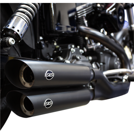 Slash Cut Slip-On Mufflers MUFFLERS BK SLSH 08 FXDF