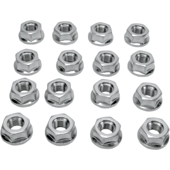 Lug Nuts LUG NUT10MM FLAT BASE 16P