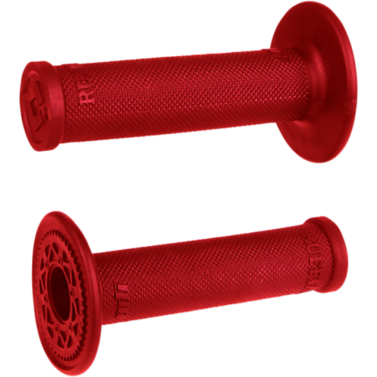 Ruffian MX Single-Ply Grips GRIPS RUFFIAN NO WAFF RED