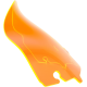Kolor Flare™ Windschild WINDSHIELD FLH 6.5 ORNG Kolor Flare™ Windschild WINDSHIELD FLH 6.5 ORNG