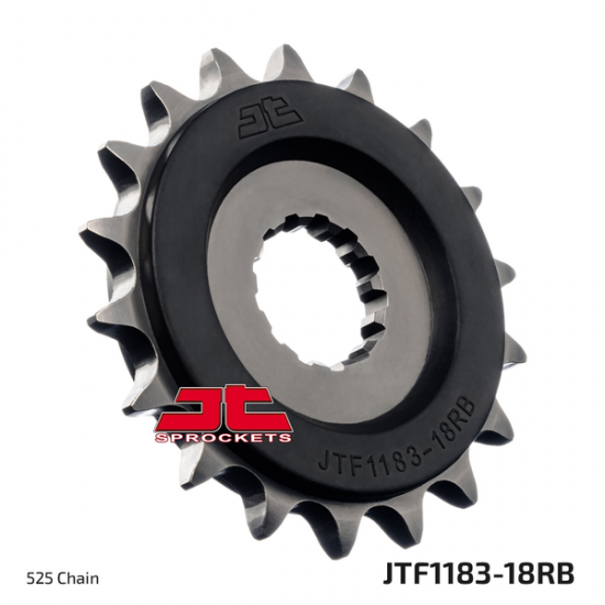 Gummigelagertes Ritzel SPROCKET FRONT 18T 525 RU