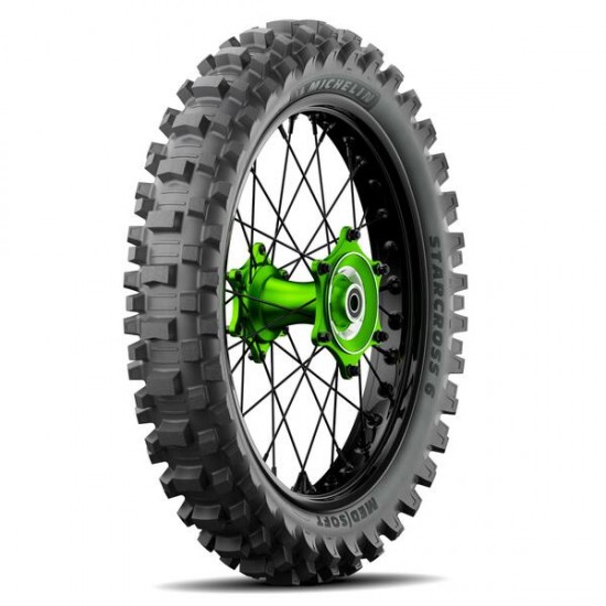 Starcross 6 Medium Soft Tire SX6 MES 110/100-18 64M NH Starcross 6 Medium Soft Tire SX6 MES 110/100-18 64M NH