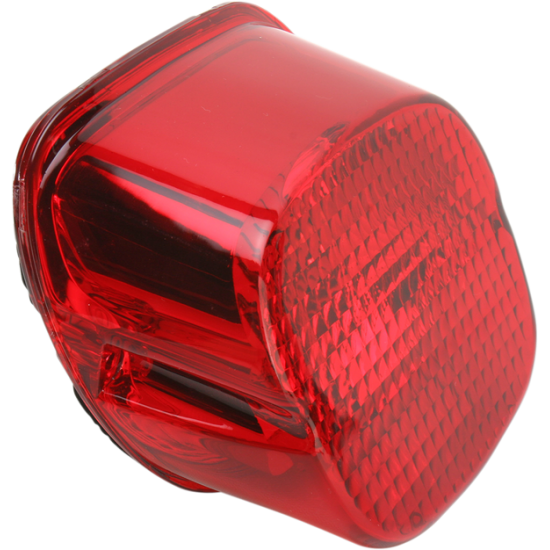 Laydown Taillight Lens with Bottom Tag Lens LENS T/L RED BOT TAG03-22