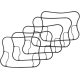 Dichtung Kipphebelgehäuse GASKET RUB UPPER RC 5PK