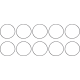 O-Ring Zylinderfuß und Passstift CYL BASE O-RING 99-16 TC