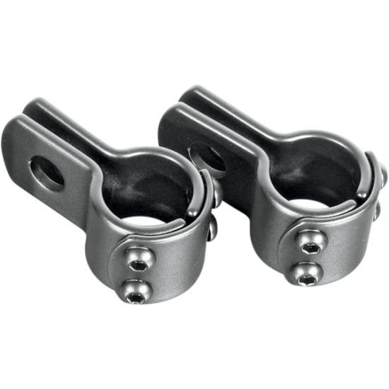 Highway Peg Mounting Clamps CLAMP 1" BLK PEG MOUNTING