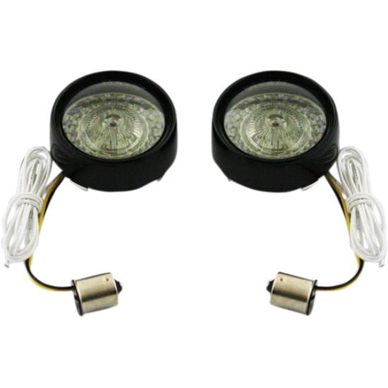 ProBEAM® Ringz Bullet LED Zierringe für Blinker SIGNAL BLLT 1156 SMK GBLK