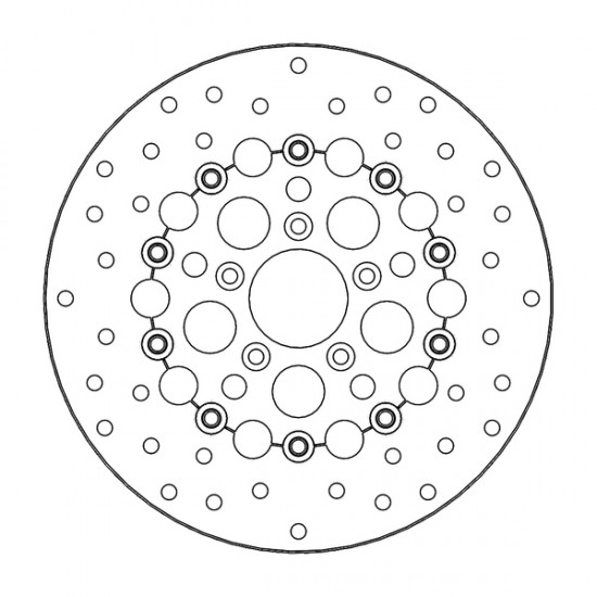 Custom Series Floating Rotor BRAKE DISC FLOAT ROUND FRONT