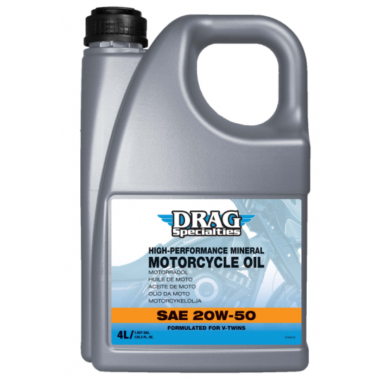 Mineral Engine Oil OIL E-DRAG 20W50 MIN 4L